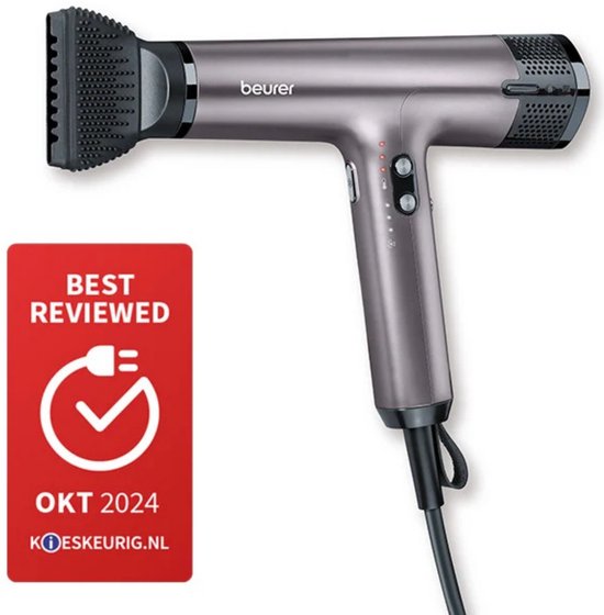 Beurer HC 100 Excellence Föhn - Met Diffuser - Droogt tot 20 % Sneller - Ultra Licht & Stil- Ionen technologie - 3 jaar garantie