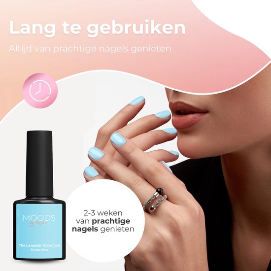 Moods Gellac 6-delige Set - Gellak Starterspakket - Gel Nagellak - 8ML - The Lavender Collection - Gellac - Nagels - Chique Kleuren
