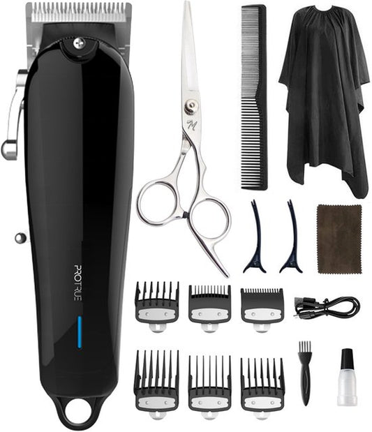 Tondeuse Mannen Hoofdhaar - Kappersset 20 Delig - Trimmer voor Hoofd & Baard - Haartrimmer Set met Kappersschaar