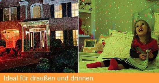 Kerst licht projector - Star Shower Motion (laser projector met bewegende patronen)