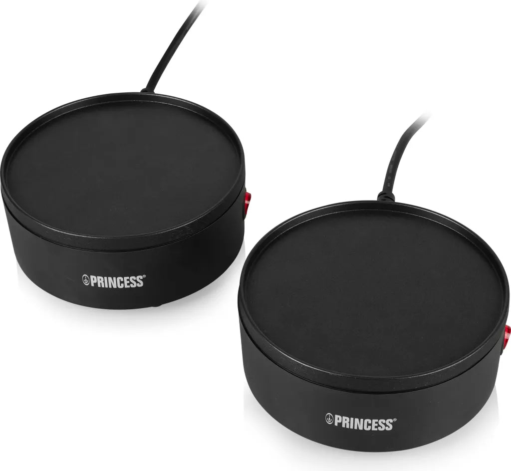 Princess Dinner Set You & Me – 2 Persoons Tafelgrill – 600 W – Met Serveerplaat