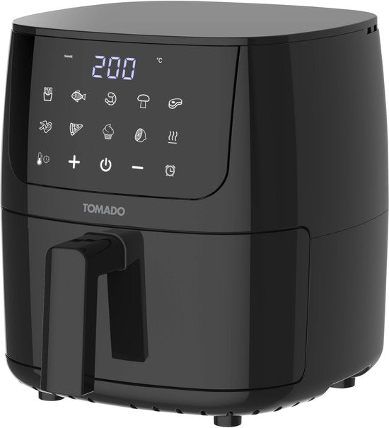 Tomado TAF2002B - Mini airfryer - Heteluchtfriteuse - 2 liter - Digitaal display - PFAS vrij