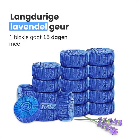 Toiletblokjes - 36 stuks - inbouwreservoir - Wc blokjes - Toiletblok - Wc blok - Fresh discs - Magnolia - Voordeelverpakking