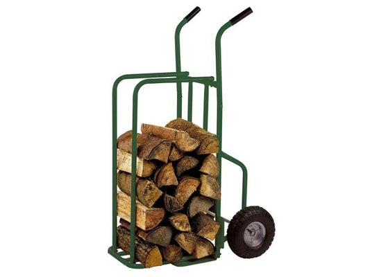 Toolland Steekwagen voor hout, groen, laadvermogen 250 kg