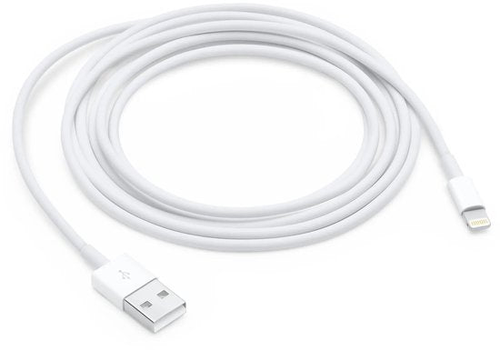 Apple - Lightning Oplaadkabel - USB‑A naar Lightning - 12W - 2m - Wit