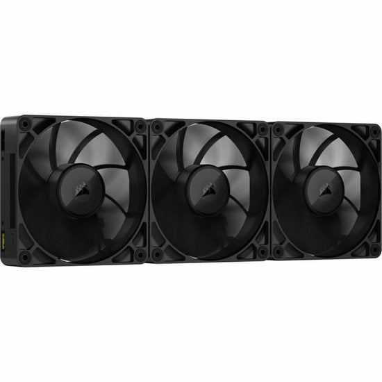 Corsair iCUE LINK RX120 MAX PWM Thick Fans Starter Kit - Ventilatorhuis 3-pack - 120mm - 71.28 cfm - 400 - 2000 rpm - 10 - 29.5 dBA - Incl. iCUE LINK System Hub - zwart