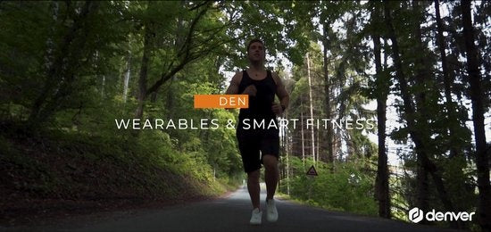 Denver Smartwatch met Stappenteller - Sporthorloge met Hartslagmeter en Slaap Activity Tracker - SW161 - Zwart