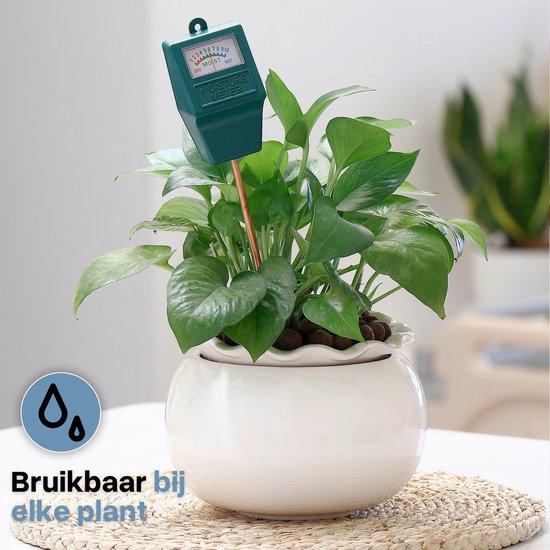 TIKKENS® Vochtmeter Bodem Planten - Vochtigheidsmeter Bloemen/Planten - luchtvochtigheidsmeter - tuinartikelen / accessoires