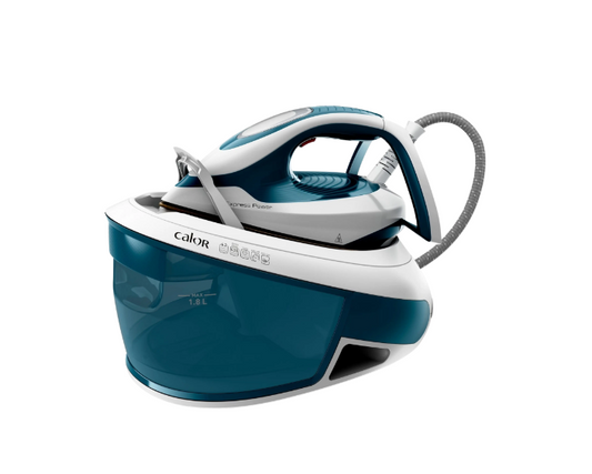 Calor Express Power Stoomgenerator SV8111C0 - Wit/Blauw - 28,5 x 31 x 40 cm - 2800W, 6,2 Bar