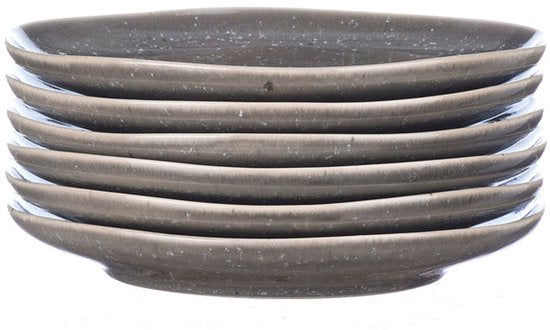Björn STELLAR Bord - Ø18cm - 6 stuks - Betongrijs