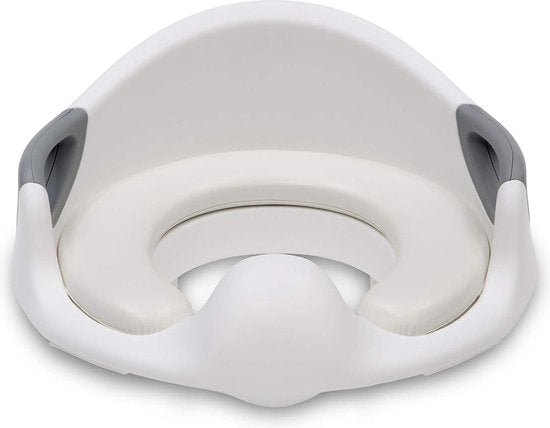 Universele toiletbril voor kinderen - Kindertoiletbril - WC verkleiner - Draagbare toiletbril met handvatten - Antislip - Wit