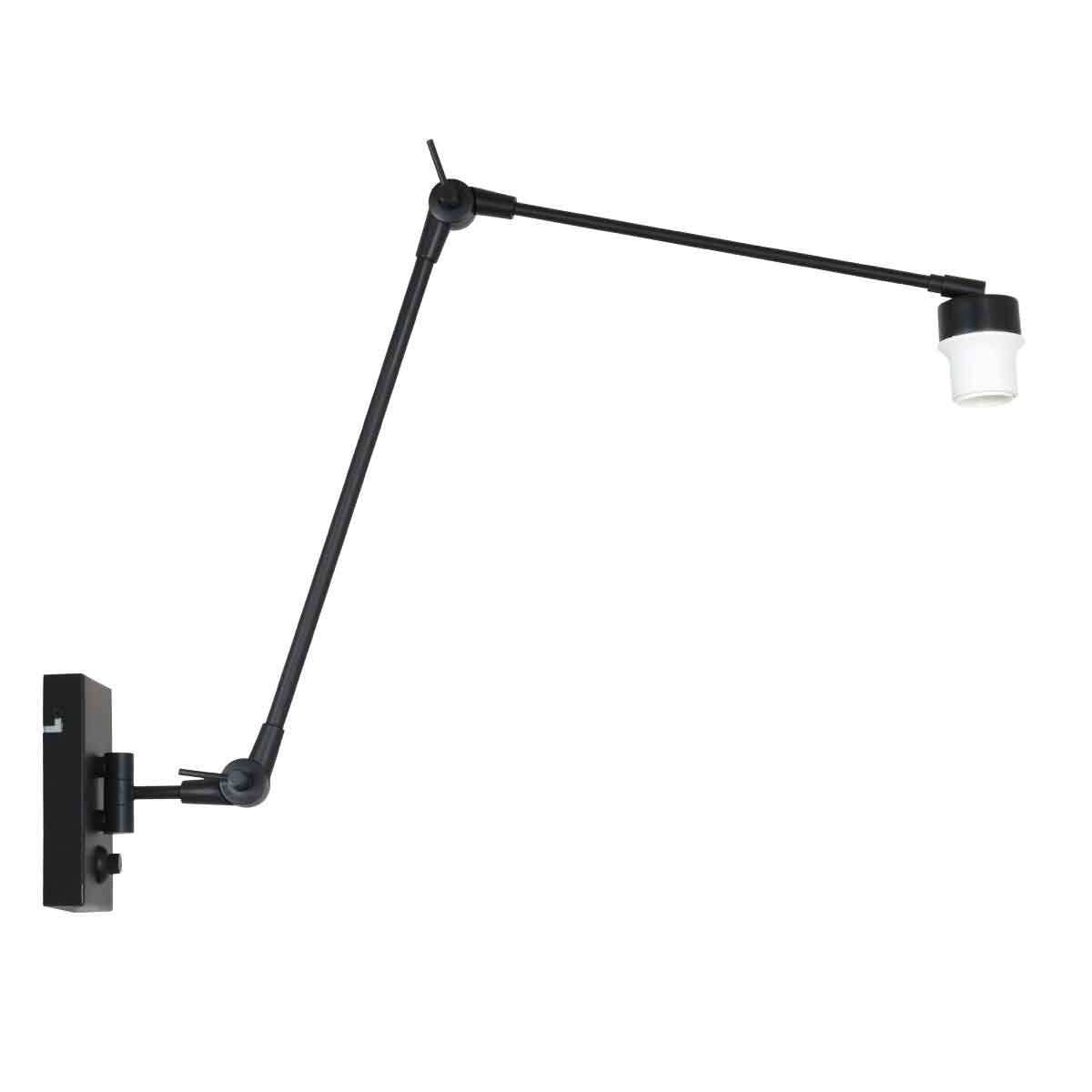 Steinhauer - Prestige Chic - wandlamp knik - zwart