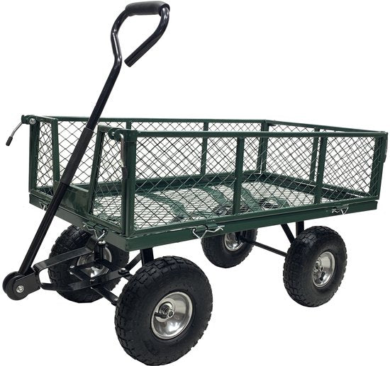 Bolderkar luchtbanden - tuinwagen- tuinkar - bolderwagen - 350 kg belastbaar