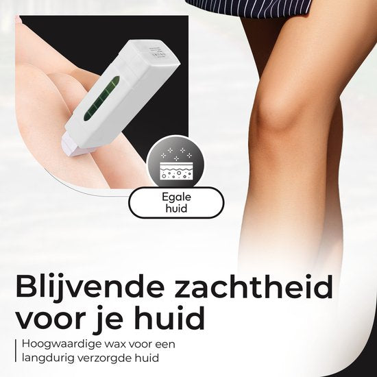 Amati Wax Roller met twee refills - Wit