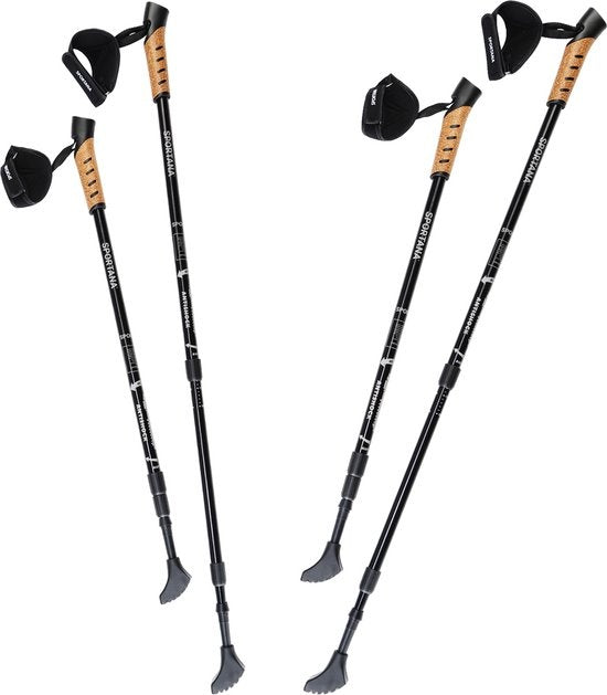 Nordic Walking Stokken – Telescopisch – 2 Paar – Grijs