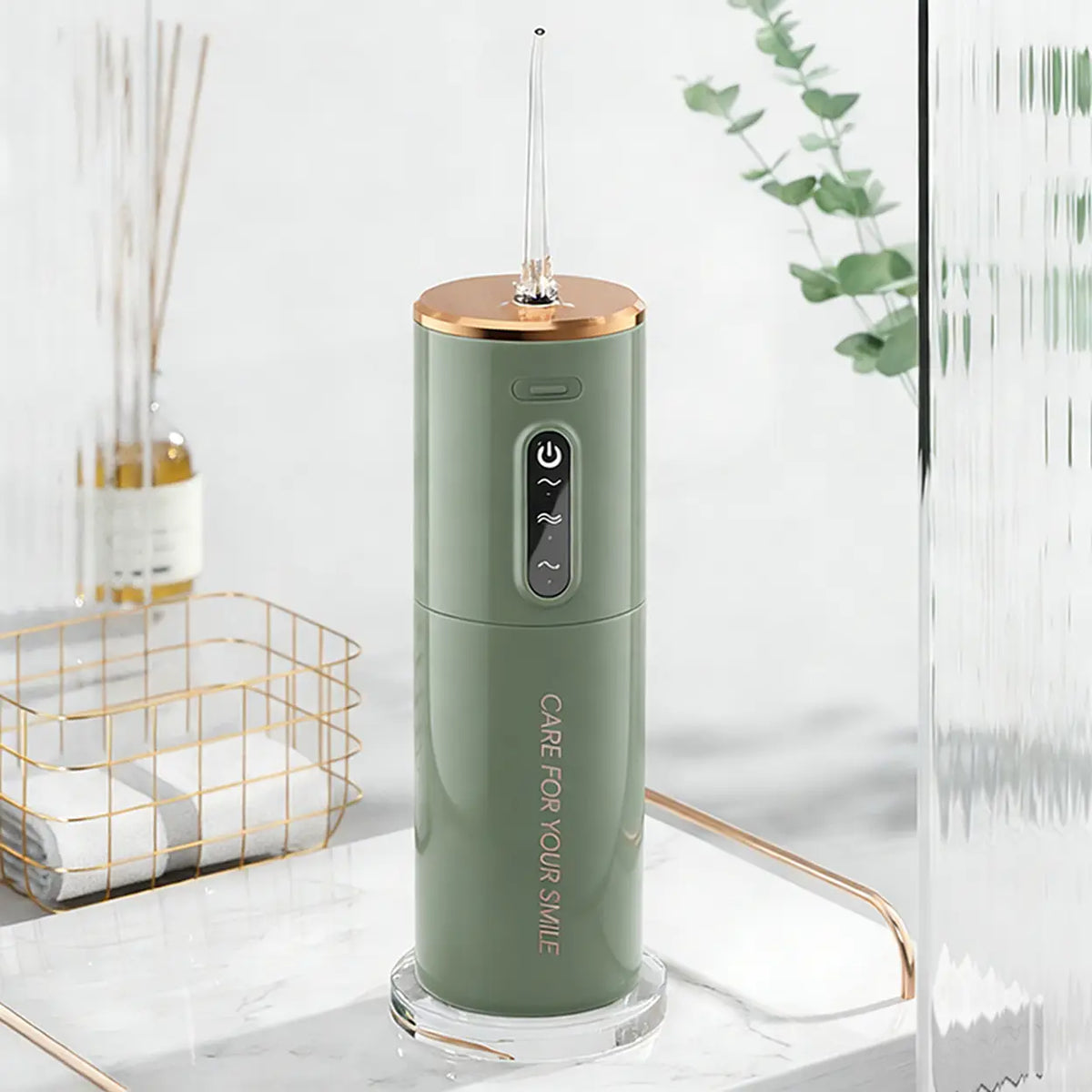 Rushi R-B31 elektrische monddouche - 280 ml - groen