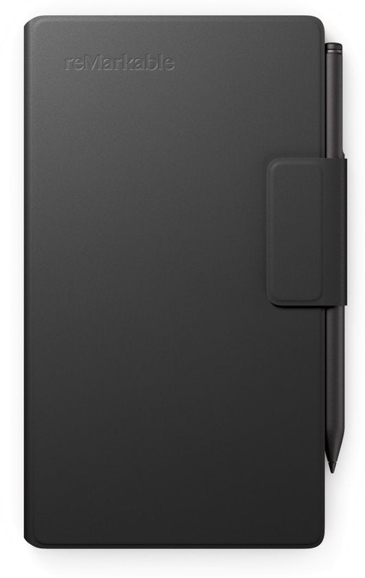 reMarkable Book Folio Premium Leather Black voor Paper Pro Move 7,3"
