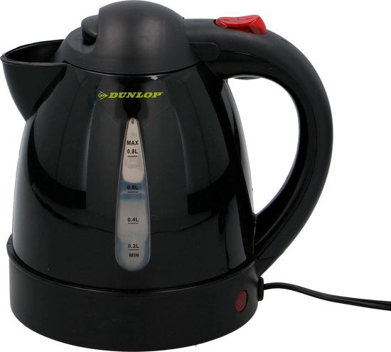 Dunlop Reiswaterkoker - 0.8L - Kunststof - BPA vrij - 250W - 15x14.30x17.80 cm - Zwart