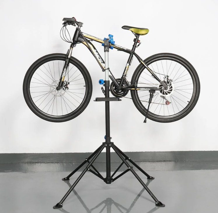 Yaheetech Fietsreparatiestandaard Inklapbaar - Zwart - Verstelbaar 108-190 cm