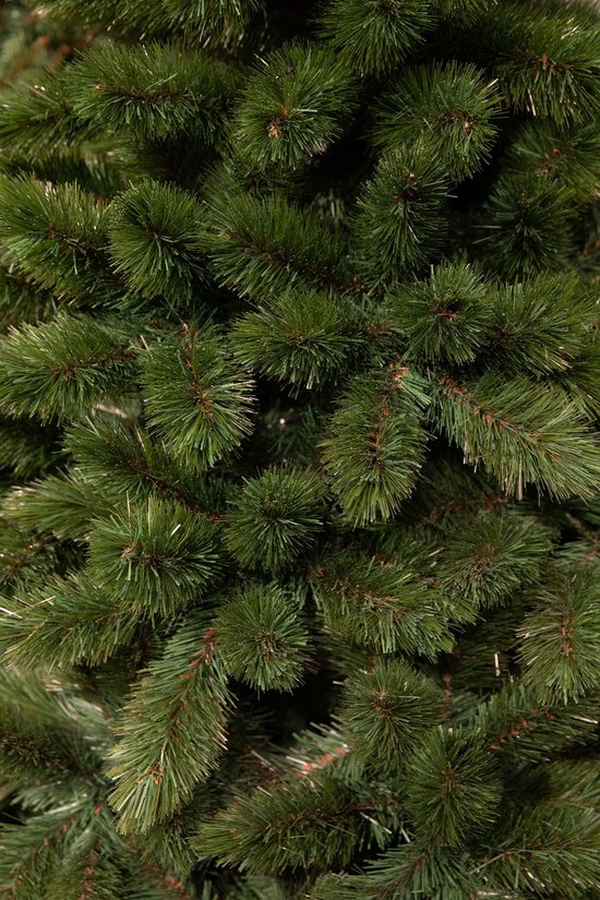 Triumph Tree Tsuga Kerstboom - Volle en Natuurlijke Uitstraling met 1502 Takken - Kerstversiering voor Binnen - Kunstboom Makkelijk en Snel op te Zetten - Groen H260 x Ø160cm