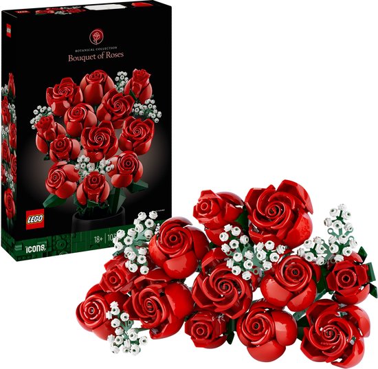 LEGO Botanicals Rozenboeket Decoratief Bloemen Bouwpakket uit de Botanical Collection 10328