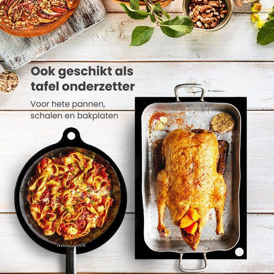 MoreCore Inductie Beschermer - Hittebestendig tot 280 ºC - Inductie Matjes Rond - Panbeschermers - Onderzetters Pannen - Afdekplaat voor Kookplaat - Inductie Mat - Inductiebeschermer - Inductie Afdekplaat - 5 Stuks