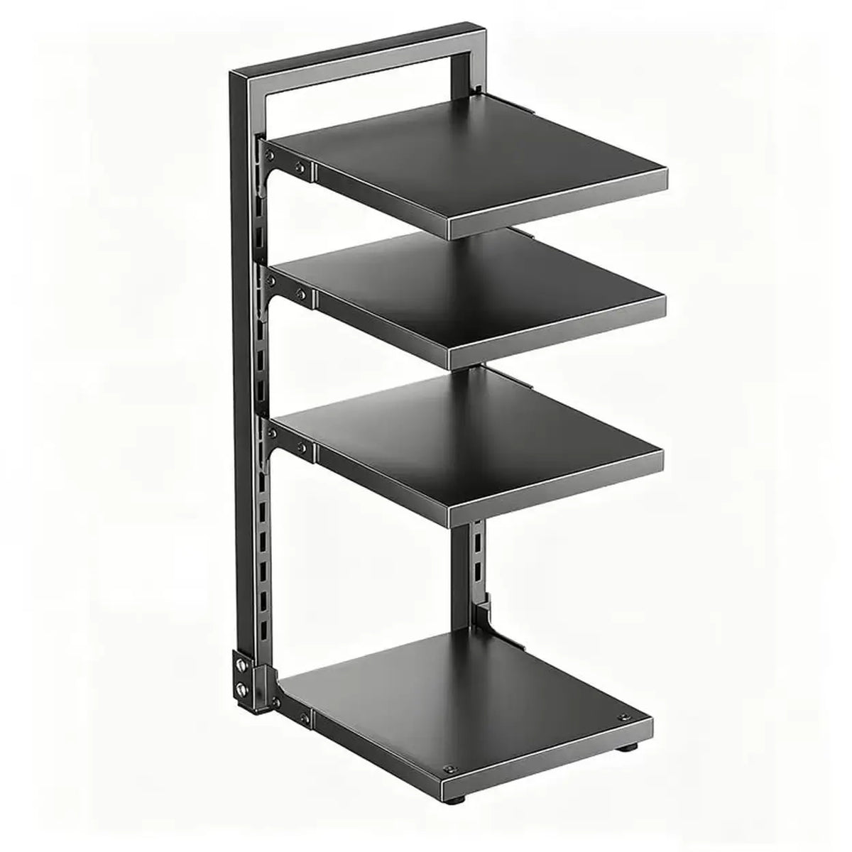 Maxcook 4-Tier Adjustable Kitchen Utensil Rack - Black