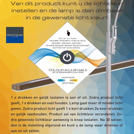 Hanglamp Steinhauer Zelena 1482ZW, Zwart, Uitschuifbaar, Hoogte verstelbaar, Lengte 122cm, Breedte 3cm, Materiaal: Elektronica, Kunststof, Metaal