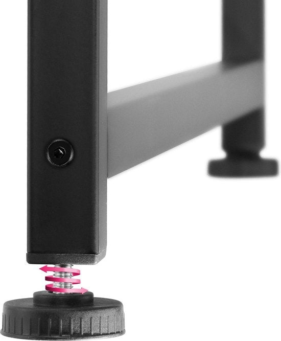 tectake – bureau tafel Flint 120 cm – indutrieel – lichtbruin - 404466
