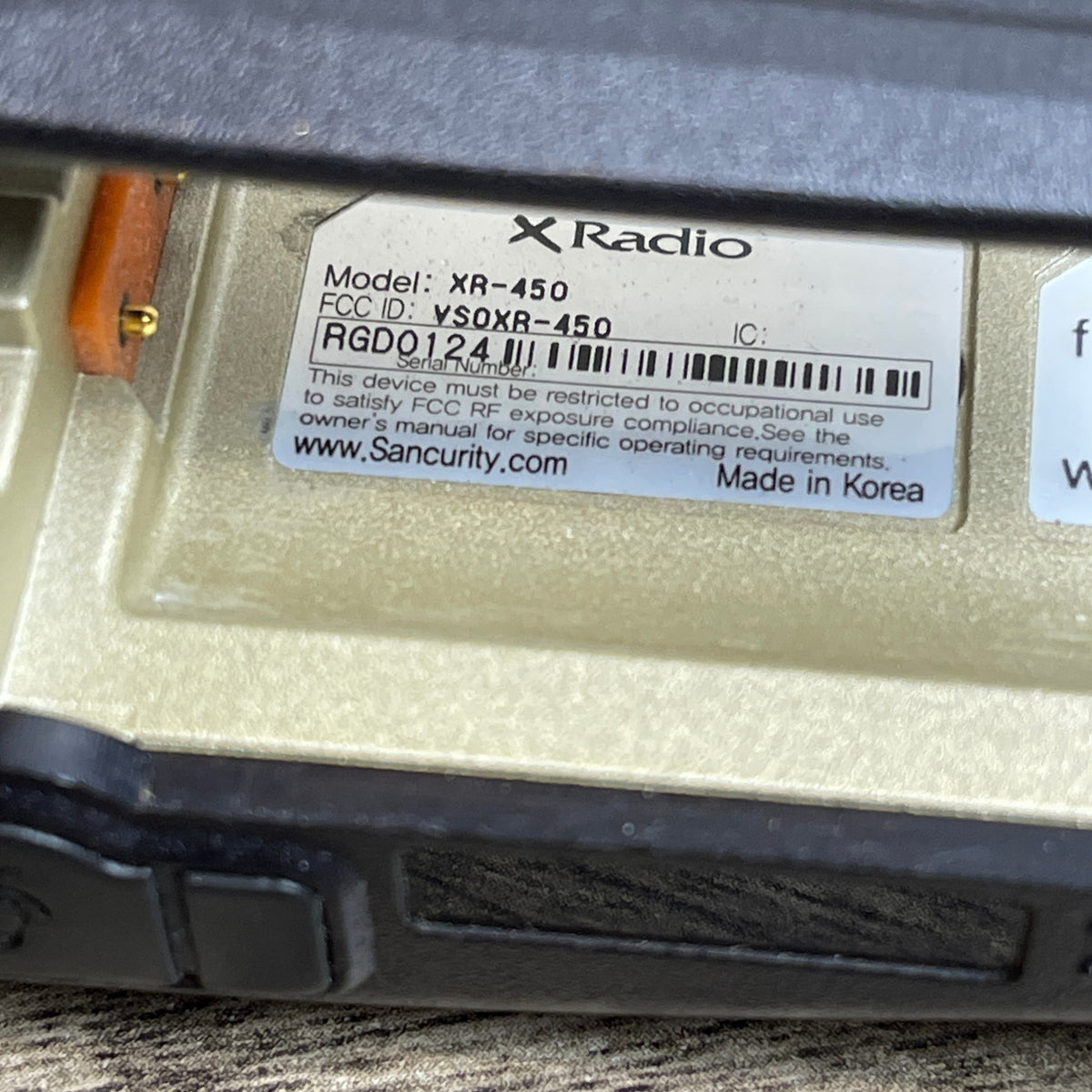 XRadio XR-450 walkie talkie - 512 kanalen - Oplaadbaar - Zwart - Gebruikt