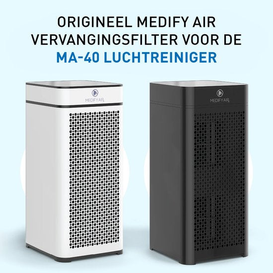 Medify Air MA-40 Vervangingsfilter – HEPA Filter H13 – 1 Stuk – Luchtfilter – Actieve Koolstof – Luchtzuivering