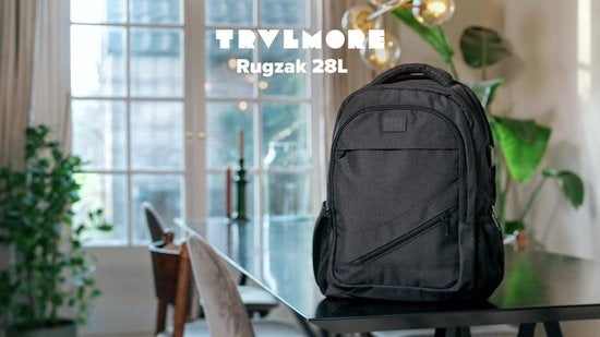 TRVLMORE Rugzak - 28L - 15,6 inch - Laptop Rugtas - Schooltas - Unisex - Spatwaterdicht Groen
