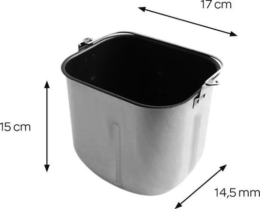 Inventum BM55 - Broodbakmachine - Brood 650/800 gram - 12 programma's - Glutenvrij programma - Timer - 550 watt - Zwart