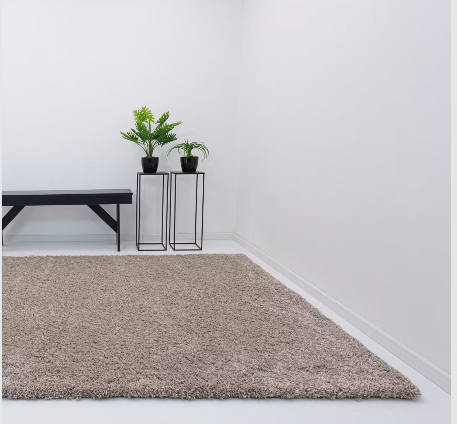 Flair Minerals Wolmix Vloerkleed Natural 180x180 – Handgemaakt en Duurzaam