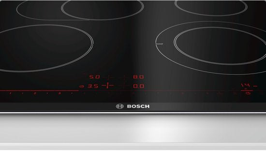 Bosch Serie 8 PKN675DP1D kookplaat Zwart, Roestvrijstaal Ingebouwd Keramisch 4 zone(s)
