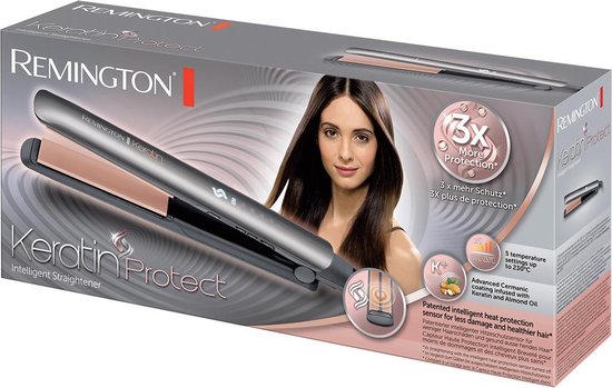 Remington S8598 Keratin Protect Intelligent Stijltang - Keratine & Amandelolie