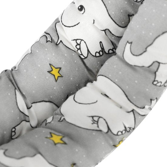 Baby Hoofdbeschermer - Veiligheidshelm met Hoofdkussen - Voor Peuters en Baby's bij Leren Lopen - Zacht, Lichtgewicht en Verstelbaar - Olifant