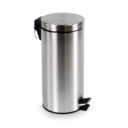 Brasq Pedaalemmer 30 Liter - Rvs - Pb130 - Prullenbak Met Uitneembare Pedaalemmer - Prullenbak
