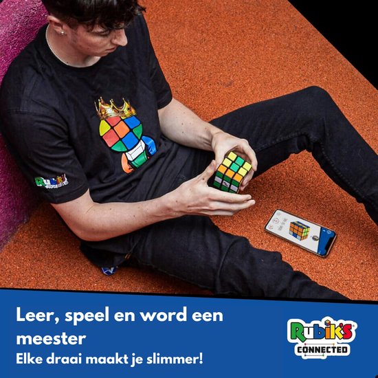 Rubik's Connected X - Slimme Kubus - Bluetooth Kubus - Educatief Speelgoed - Interactief Speelgoed - 3cm x 3cm