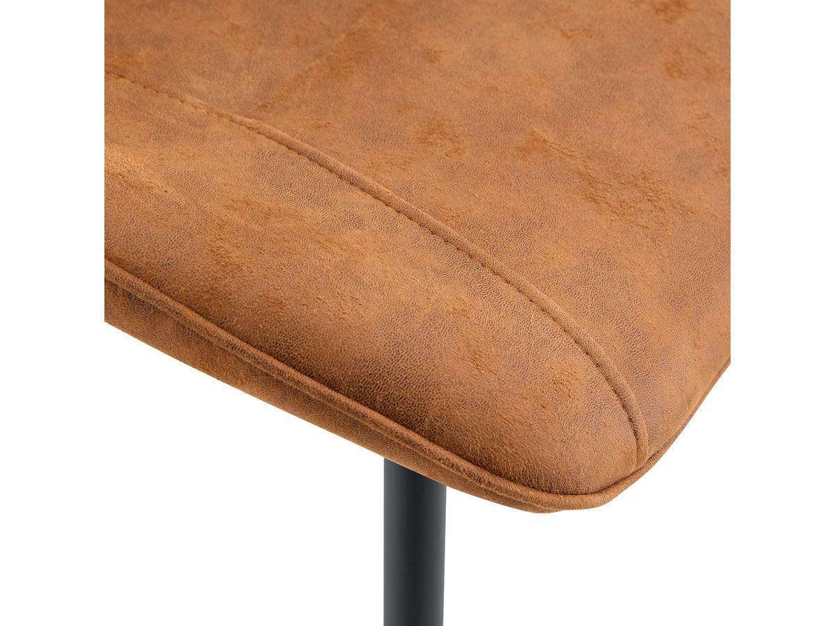 Multifurn Sten Eetkamerstoel - Microleder Cognac - Duopack 2 stuks