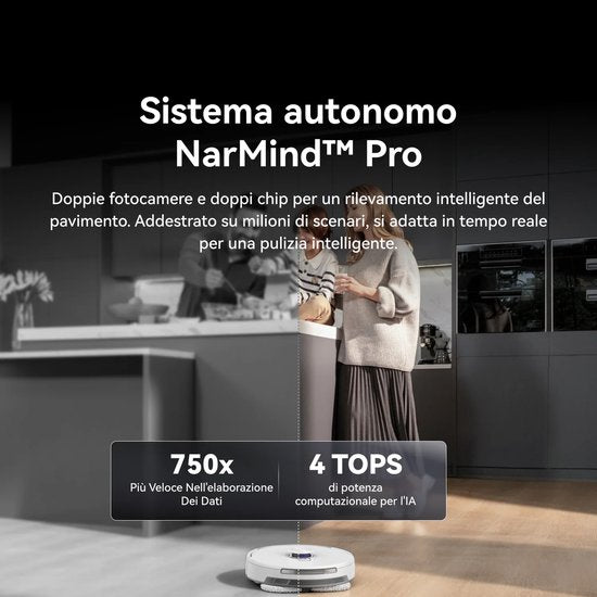Narwal Freo Z10 Ultra Robotstofzuiger met Zelflozend Basisstation, 18.000Pa Zuigkracht, AI Vision, DirtSense Technologie, Klitvrije Borstel, 45-75°C Heet Water Wassen, LDS Navigatie, 8N Dweilen, Grijs