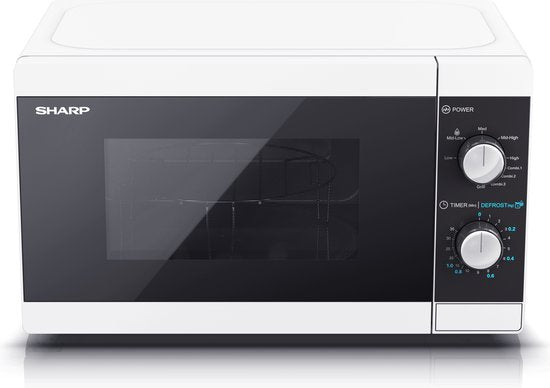 Sharp YC-MG01E-W magnetron en grill - 800W - 20 liter - wit