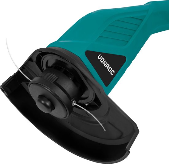 VONROC Grastrimmer 300W – Ø230mm maaidiameter  – Incl. 4m draadspoel - Tap and Go systeem
