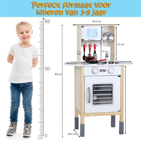 Spielwerk Speelkeuken Happy Kitchen - 35-delig - Realistisch