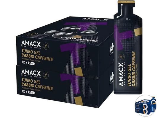Amacx Gel Turbo Cassis Caffeine - 60 ml - Set van 12
