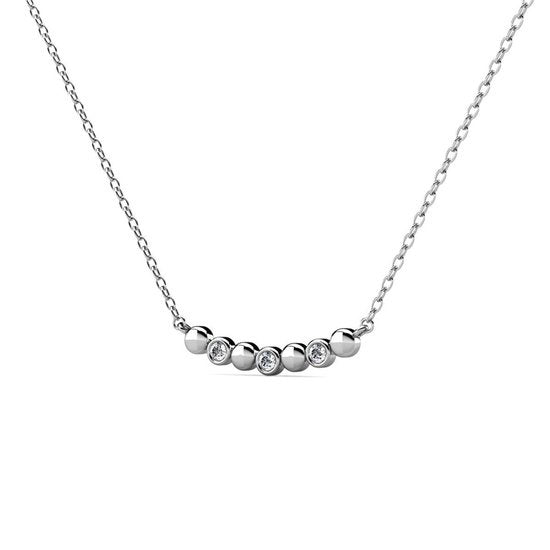 Yolora Ketting - Kalpa Camaka Kristallen - Zilver - Halsketting
