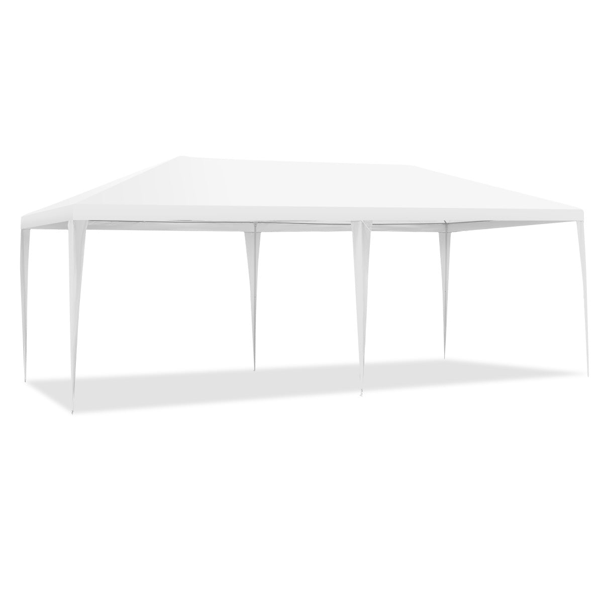 Coast 6 x 3 M Outdoor Tent draagbare waterdichte tent met 4 verwijderbare zijwanden wit