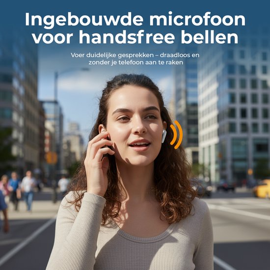 Denver Earbuds - Lichtgewicht Oordopjes - 6 uur luisteren - Bluetooth 5.3 - TWE48 - Grijs