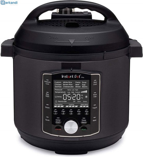 Instant Pot Pro Crisp 7,6L Multicooker + Airfryer - 11-in-1 Snelkookpan - Slowcooker - Sous-vide - Air Fry - Twee Afneembare Deksels - Tot 8 Porties