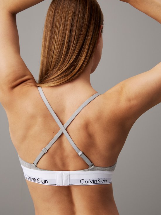 Calvin Klein Triangel Beha - Grijs - Maat M